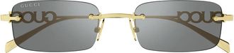 Gucci Sunglasses Gg1808 S 003 Gold/Grey Men
