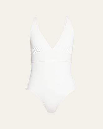 Eres Larcin Deep V Triangle One-Piece Swimsuit