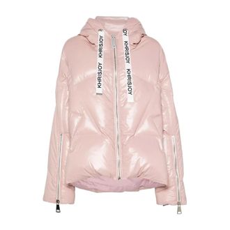 Khrisjoy Jassen, Dames, Roze, 2Xs, Wol, Shiny Jacket