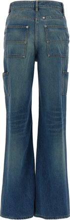 Givenchy Womens Blue Cotton Flared Jeans Clothing
