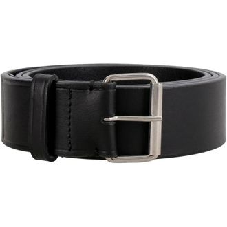 Ami Leather Belt - male - Ami Paris - Belts - Black - ONE SIZE - Accessories