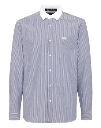 Philipp Plein Shirt Sugar Daddy Cut LS Skull and Plein
