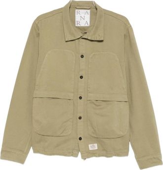 RANRA Epitome Overshirt - Heren - Zomerjassen - Groen - M - Nylon - Jassen