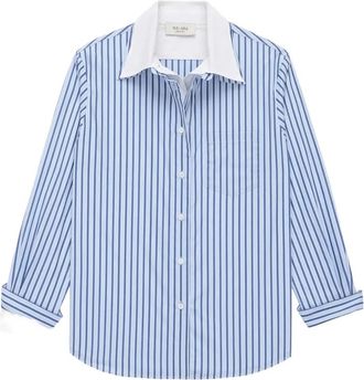 WE-AR4 striped shirt - Blauw
