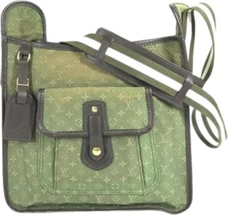 Louis Vuitton Pre-owned Vintage Cross Body Bag - unisex - Vintage Schoudertas - Groen - ONE Size - Vintage