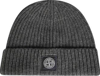 Stone Island Ribbed Knit Beanie