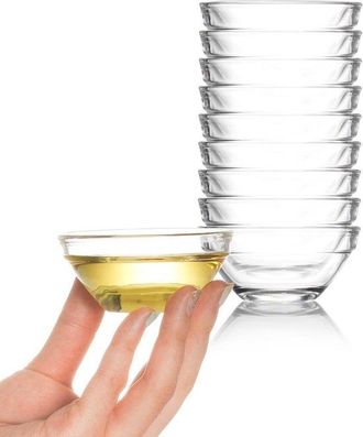 OEM Dailygoods, Juego De 24 Cuencos De Pl&aacute;stico Reutilizables De 300 Ml, Cuencos Para Sopas Y Aperitivos, Aperitivos, Sopas Y M&aacute;s
