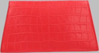Alexander McQueen Womens Shoulder Bag Skull Mini Red Calf Leather