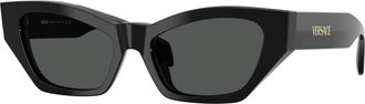 Versace Grey Cat Eye Ladies Sunglasses VE4488U GB1/87 53