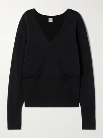 Toteme Pullover In Misto Lana - Nero