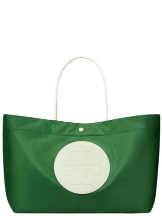 Tory Burch Green Ella Reversible Large Tote