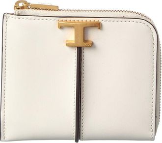 Tod's T Timeless Leather Coin Purse