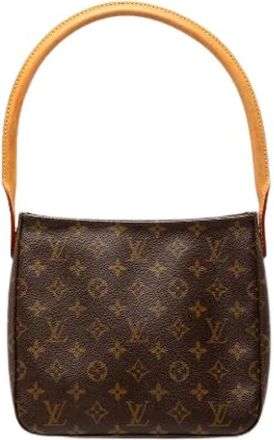 Louis Vuitton Pre-owned Looping MM - Dames - Vintage Schoudertas - Bruin - ONE Size - Leer - Vintage
