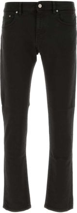 Pantaloni Torino Black Stretch Denim Jeans