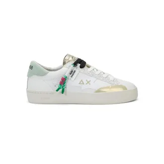 Sun 68 Sneakers, female, White, Size: 8 US Katy Leather Sneaker