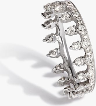 Annoushka 18ct White Gold Diamond Crown Eternity Ring