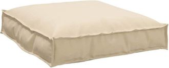vidaXL Coj&iacute;n De Pal&eacute; Para Asiento Beige 70 X 70 X 12 Cm Tela Oxford Vidaxl