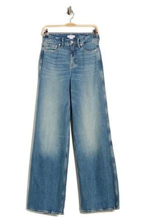 Good American Good Skate Wide Leg Jeans in Indigo869 at Nordstrom Rack, Size 00