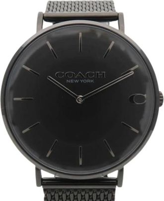 Coach Pre-owned Watches, male, Black, Size: ONE SIZE Pre-owned Wristwatch