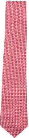 Ferragamo Tennis-print Silk Tie