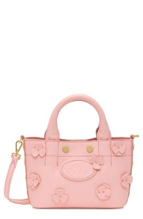 Hammitt Mini Tote in Flamingo Flora/Brushed Gold at Nordstrom