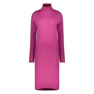 Diesel Knitted Dresses, female, Pink, Size: XS Midi Dress