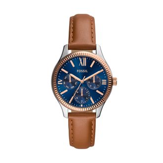 Fossil Womens Rye 36mm Multifunction, Two-Tone Alloy Watch