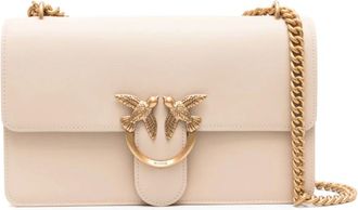 Pinko Pinko, Dames, Tassen, Wit, Maat: ONE Size Leer