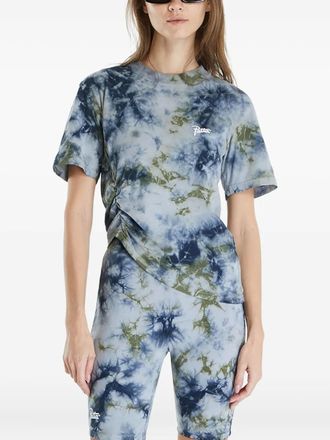 Patta T-shirt met tie-dye print - Blauw