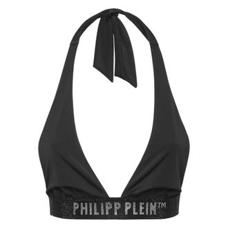 Philipp Plein Dames, Tops, Zwart, Maat: S Tweed
