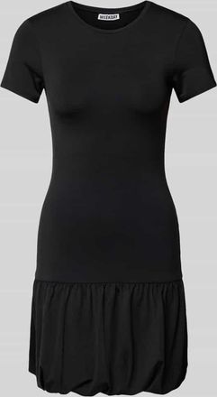 Weekday T-Shirt-Kleid mit Rundhalsausschnitt Modell Daisy in Black, Gr&ouml;&szlig;e XS