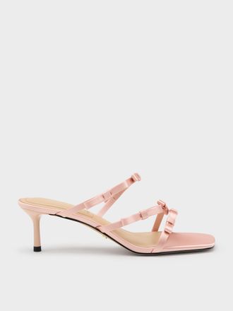 Charles & Keith Jessy Bow Heeled Sandals