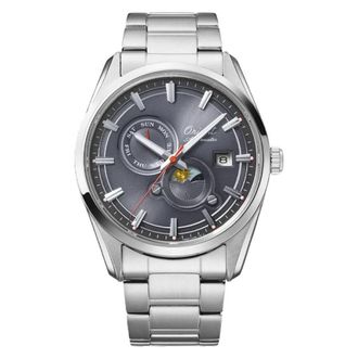 Orient Contemporary 75th Anniversary Automatic Day-Night Grey Dial Watch RA-AK0311N30B