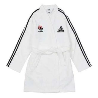 Palace X Adidas originals Towel Robe Logo White H61826