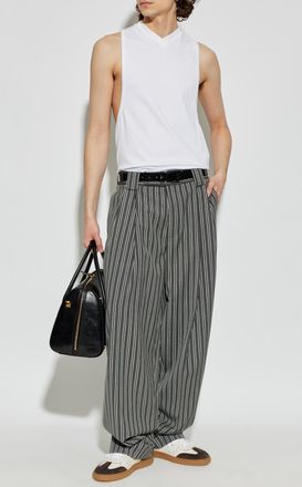 Versace Sleeveless T-shirt, Mens, White