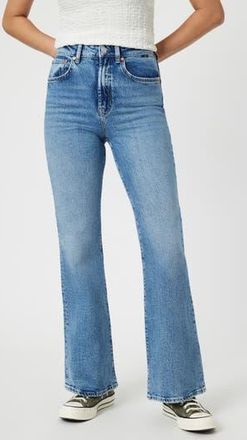 Mavi Los Angeles Straight Leg Jeans in Light Indigo Recycled Blue at Nordstrom Rack, Size 28 32