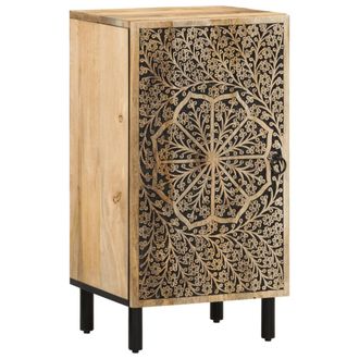 vidaXL Armario Auxiliar Madera Maciza De Mango 40x33x75 Cm Vidaxl