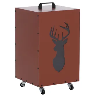 Hhg [nunca Usado] Contenedor De Pellets Hhg-248 Hirsch, Caja De Almacenamiento Para Pellets O, Por Ejemplo, Pienso Para Animales, Con Ruedas, 65 X 36 X 36