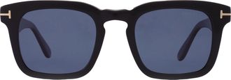 Tom Ford Dax Polarized Blue Square Mens Sunglasses FT0751 01V 50