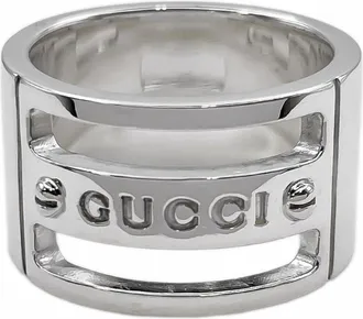 Gucci Silver Silver 925 Band Ring (Pre-Owned)