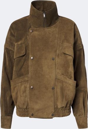 Saint Laurent Suede blouson jacket