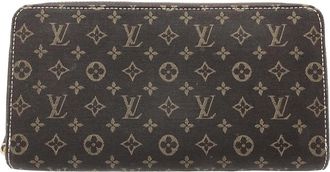 Louis Vuitton Ebene Monogram Mini Long Wallet (Bi-Fold) (Pre-Owned)