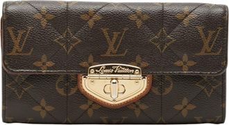 Louis Vuitton Monogram Etoile Brown Pvc Leather Long Wallet (Bi-Fold) (Pre-Owned)
