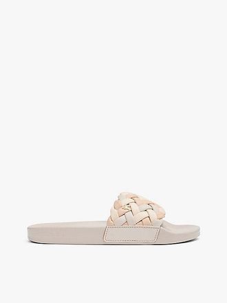Tommy Hilfiger TH Monogram Braided Strap Pool Slides