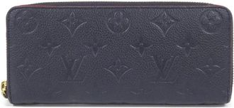 Louis Vuitton Marine Rouge Leather Long Wallet (Bi-Fold) (Pre-Owned)