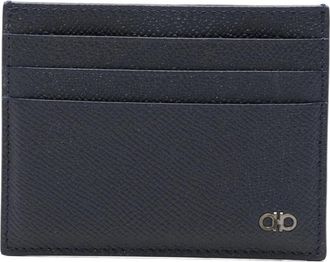 Ferragamo Gancini Grained-leather Cardholder