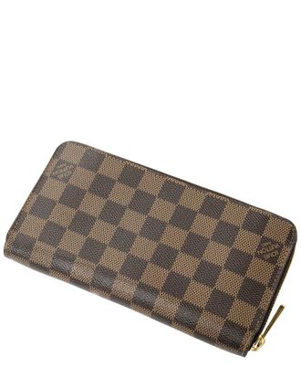 Louis Vuitton Brown Damier Ebene Zippy Wallet (Authentic Pre-Loved)