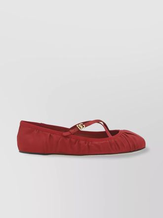 Dolce & Gabbana satin ballerina shoes