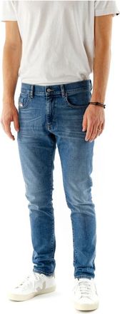 Diesel Slim-fit Jeans - Heren - Slim Fit Jeans - Blauw - W38 L32 - Leer - Jeans