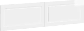 vidaXL Cabecero Montada En La Pared Utrecht Blanco Brillante Vidaxl